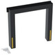 Vestil D-150-18 Vinyl Dock Seal 18 In. 8 Ft. x 8 Ft. Black