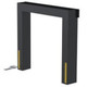 Vestil D-150-19 Vinyl Dock Seal 19 In. 8 Ft. x 8 Ft. Black