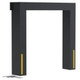 Vestil D-150-20 Vinyl Dock Seal 20 In. 8 Ft. x 8 Ft. Black