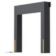 Vestil D-350-18 Nylon (Vinyl) Dock Seal 18 In. 8 Ft. x 9 Ft. Black