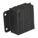 Vestil 1012-4.5 Laminated Rubber Dock Bumper 10 In. x 12 In. x 4-1/2 In. Black