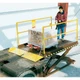 Vestil WL-100-12-612 Steel Premium Truck Scissor Dock Lift 6 Ft x 12 Ft 12,000 Lb. Capacity Brown/Yellow