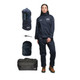 OEL AFW25FL-NJB-S-W 25 CAL Jacket and Bib Overall Kit SwitchGear Hood Womens Navy w/Hood Light & Duel Fans