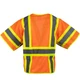 PIP 303-V505-OR ANSI Type R Class 3 Two-Tone Breakaway Vest Hi-Vis Orange