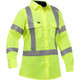 PIP 313W6490X-Y/S ANSI Type R Class 3 and CSA Z96 X-Back Women's Long Sleeve Work Shirt with X-Airflow