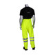 PIP 430PS-LB ANSI Type R Class 3 Heavy-Duty Water-Resistant Bomber Jacket with Breakaway Snap Off Hood Hi-Vis Yellow/Black
