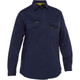 PIP 400W6490-NV-S Women's Long Sleeve Ripstop Work Shirt with X-Airflow Ventilation