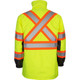 PIP 431CX-LB ANSI Type R Class 3 Two-Tone Waterproof and Breathable 3-Seasons Parka with X-Back and Black Bottom Hi-Vis Yellow/Black
