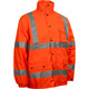 PIP 431ST-OR ANSI Type R Class 3 Two-Tone Waterproof and Breathable 3-Seasons Parka Hi-Vis Orange