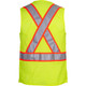 PIP 505SX-LM ANSI Type R Class 2 Two-Tone Seven Pocket Mesh Breakaway Vest with X-Back Hi-Vis Yellow
