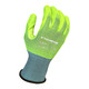 Armor Guys 00-840HV 18g Hi Vis Kyorene Pro Liner With Hi Vis HCT Lite Nitrile Palm Coating, Thumbcrotch Reinforcement, Touch Screen, ANSI A4
