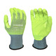 Armor Guys 00-840HV 18g Hi Vis Kyorene Pro Liner With Hi Vis HCT Lite Nitrile Palm Coating, Thumbcrotch Reinforcement, Touch Screen, ANSI A4