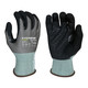 Armor Guys 00-841 18g Gray Kyorene Pro Liner With Black HCT Micro Foam Nitrile Palm Coating With Dots, Thumbcrotch Reinforcement, Touch Screen, ANSI A4