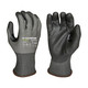 Armor Guys 00-853 15g Gray Kyorene Pro Liner With Black PU Palm Coating, Thumbcrotch Reinforcement, Touch Screen,ANSI A5