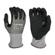 Armor Guys 00-860 18g Gray Kyorene Pro Liner With Black HCT Micro Foam Nitrile Palm Coating, Thumbcrotch Reinforcement, Touch Screen, ANSI A6