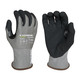 Armor Guys 00-890 18g Gray Kyorene Pro Liner With Black HCT Micro Foam Nitrile Palm Coating, Thumbcrotch Reinforcement, Touch Screen, ANSI A9