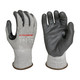 Armor Guys 00-320 13g Gray Kyorene Liner With Black PU Palm Coating And Reinforced Thumb Crotch, ANSI A3
