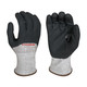 Armor Guys 00-602 13g Gray Kyorene Liner With Black HCT Micro Foam Nitrile 3/4 Coating And Reinforced Thumb Crotch, ANSI A6