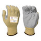 Armor Guys 01-020 10g 100% Taeki5 Liner With Sewn On Leather Palm And Wrapped Fingers, ANSI A4