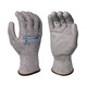 Armor Guys 02-008 13g "Hammer Head 2" Salt & Pepper HDPE Liner With Gray PU Palm Coating, ANSI A2