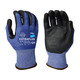Armor Guys 04-350 13g ExtraFlex Cut Resistant Dark Blue Engineered Liner With Black HCT Nano Foam Nitrile Palm Coating And Nitrile Reinforced Thumb Crotch, ANSI A3