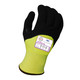 Armor Guys 04-322 13g ExtraFlex Cut Resistant Hi-Vis Yellow Engineered Liner With 7g Poly-Acrylic Lining, Black Nitrile Micro Foam HCT Palm Coating, Nitrile Reinforced Thumb Crotch And 3/4 Fingertip Coating, ANSI A4 Glove