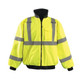 Occunomix LUX-ETJBJ-Y Fleece Lined Bomber Jacket Hi-Vis Yellow