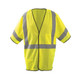 Occunomix LUX-HSGCB-Y Mesh 5-Pt Breakaway Vest Hi-Vis Yellow