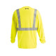 Occunomix LUX-LST2/FR-Y Flame Resistant Long Sleeve T-Shirt w/Pocket Hi-Vis Yellow
