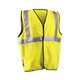 Occunomix LUX-SSCGFR-Y Flame Resistant Single Stripe Solid Vest Hi-Vis Yellow
