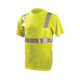 Occunomix LUX-SSETP2-Y Short Sleeve Wicking T-Shirt W/Pocket Hi-Vis Yellow