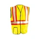 Occunomix LUX-SSG2T-Y Solid Two-Tone Vest Hi-Vis Yellow