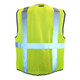 Occunomix LUX-SSGCS-O Mesh Surveyor Vest W/Zipper Hi-Vis Orange