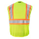 Occunomix LUX-SSM2TZ-Y Mesh 2-Tone Vest Hi-Vis Yellow