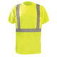 Occunomix LUX-SSTP2BX-Y Short Sleeve Wicking Birdseye X-Back T-Shirt W/Pocket Hi-Vis Yellow