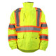 Occunomix SP-RS2JX-Y Two Tone X-Back Ripstop Rain Jacket Hi-Vis Yellow