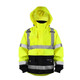 Occunomix SP-RSJBK-Y Black Bottom Ripstop Rain Jacket Hi-Vis Yellow