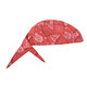 Occunomix TN6-CRD Deluxe Tie Hat W/Elastic Cowboy Red