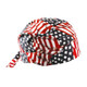 Occunomix TN6-WAV Deluxe Tie Hat W/Elastic Wavy Flag