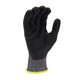 Radians RWG590 Cut Level A9 HPPE/Nickel Gold Sandy Foam Nitrile Palm Dip Glove