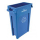 Quantum Storage Solutions CTH-23RBL Crusader Thin Recycling Container Blue