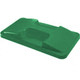 Quantum Storage Solutions CTH-LHFTGN Flat Lid w/Handle for Crusader Thin Recycling Container, Green