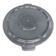 Quantum Storage Solutions CTC-L32GY Lid for 32 Gal. Round Trash Can Gray