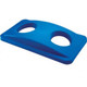 Quantum Storage Solutions CTH-LCBBL Can Bottle Lid for Crusader Thin Recycling Container Blue