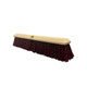 Better Brush 120524 Maroon Crimped Polypropylene Garage Brush - Plastic Block 24"