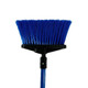 Better Brush 431409B Light Vertical Sweep - 4' Blue Fiberglass Handle - Stiff Blue