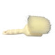 Better Brush 200708 Soft Nylon Utility Brush, White Foam Block - 8" Handle