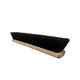 Better Brush 100418 Black Tampico Floor Brush - 2 1/2 Trim - 18"