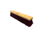 Better Brush 120136 Maroon Crimped Polypropylene Garage Brush - Wood Block 36"