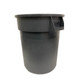 Better Brush 210132GY 32 Gallon Trash Can - Gray
